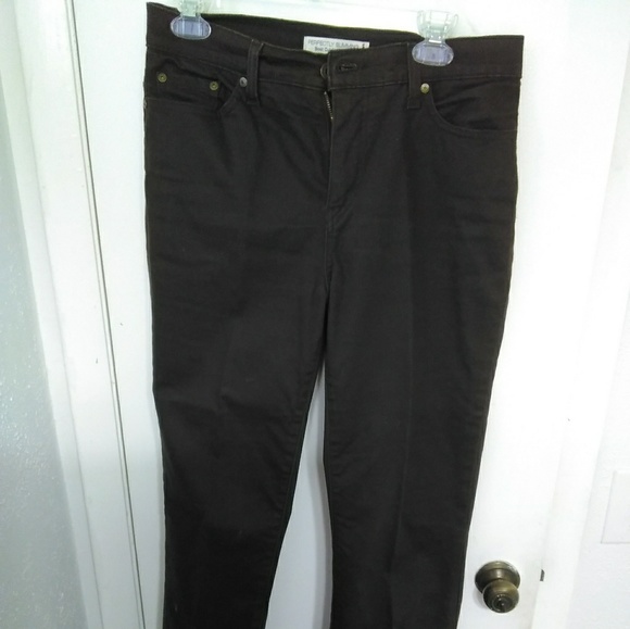 Levis 512 Perfectly Slimming dk Brown jeans 10M - Picture 1 of 8
